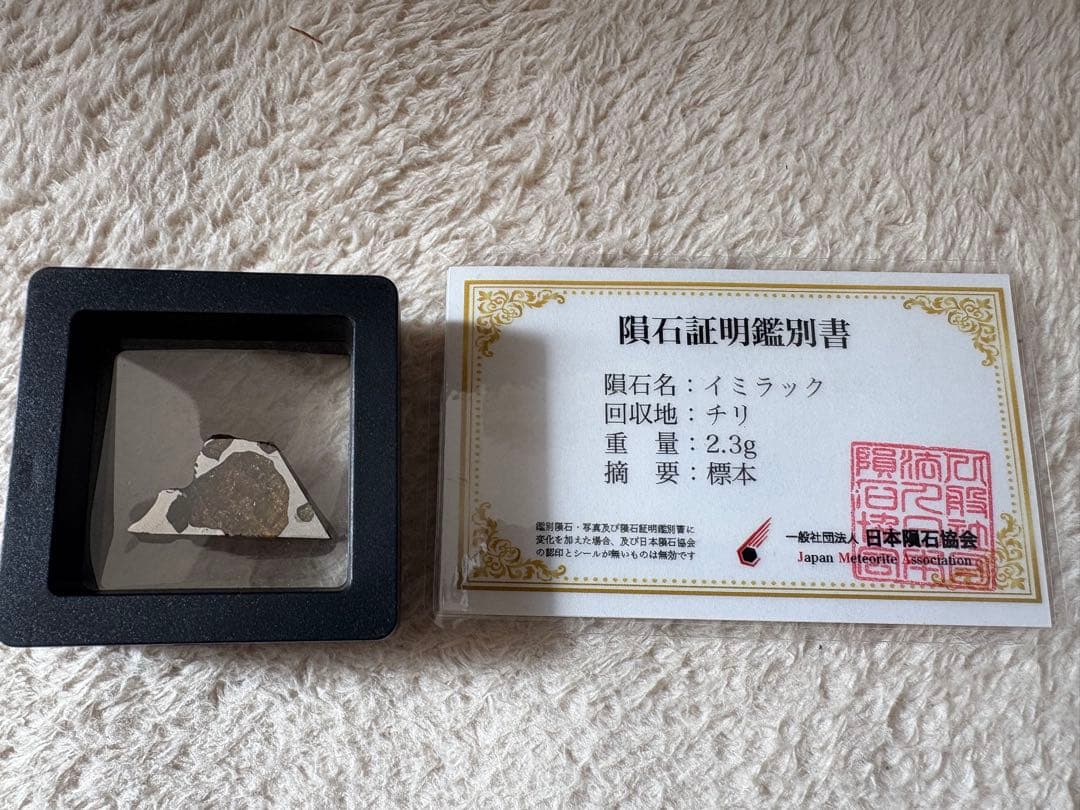パラサイト隕石 イミラック HG 2.3g チリ産
