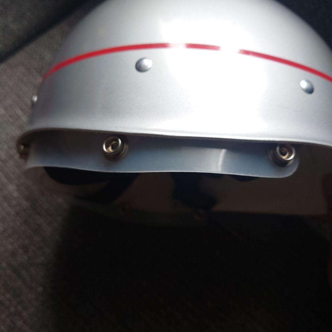 SHOEIショウエイシルバー消防防災害ヘルメット昭和レトロ