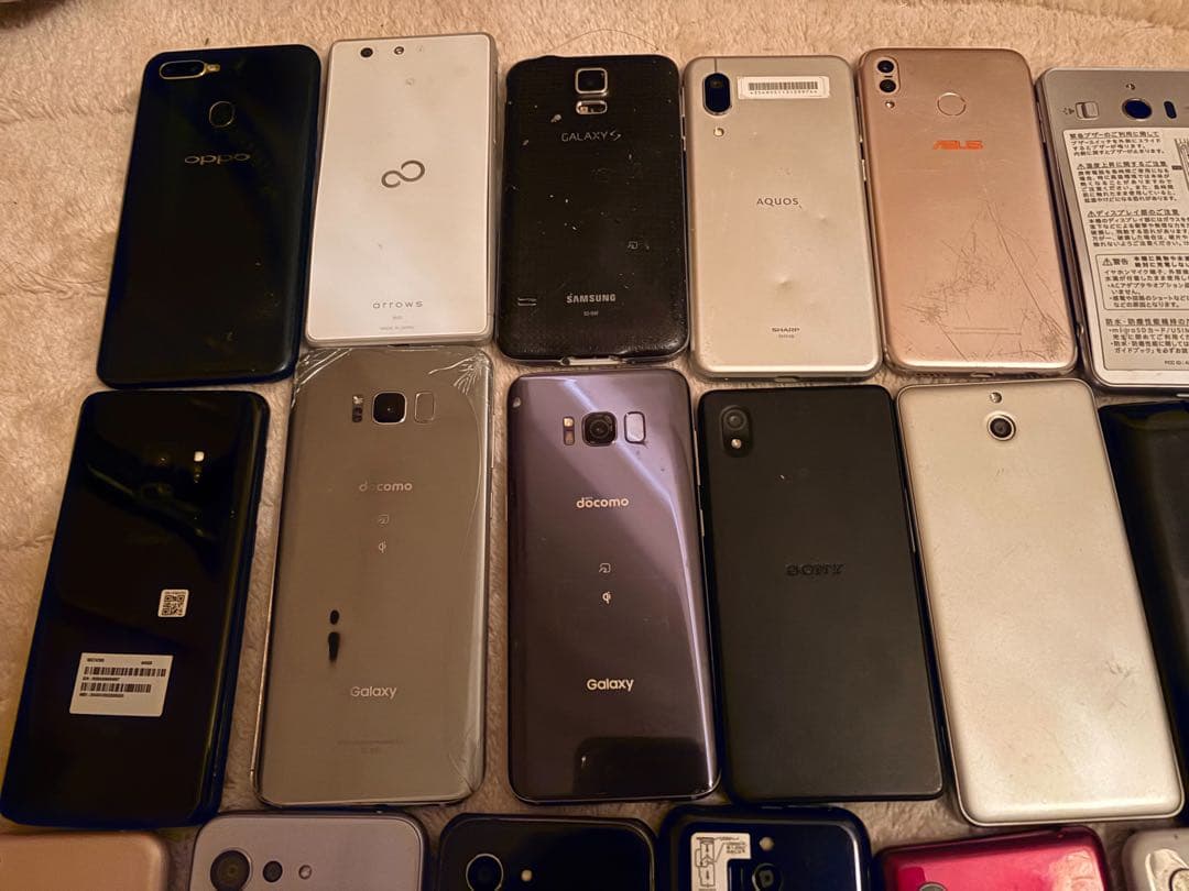 G*照様 【オークション】 スマホ まとめ売り 43個 動作未確認 ジャンク