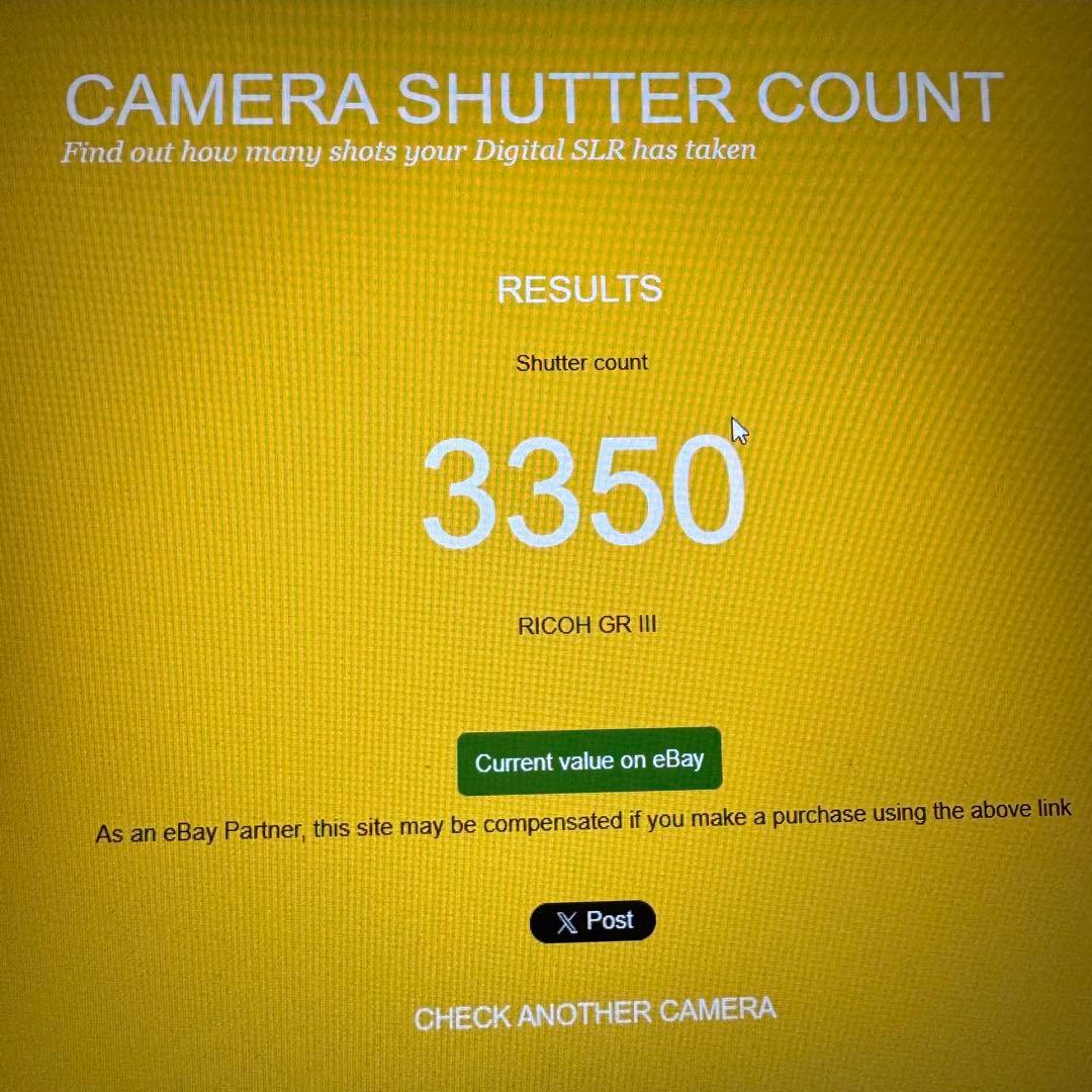 【使用回数少なめ】RICOH GR Ⅲ 動作OK 高性能 人気コンデジ