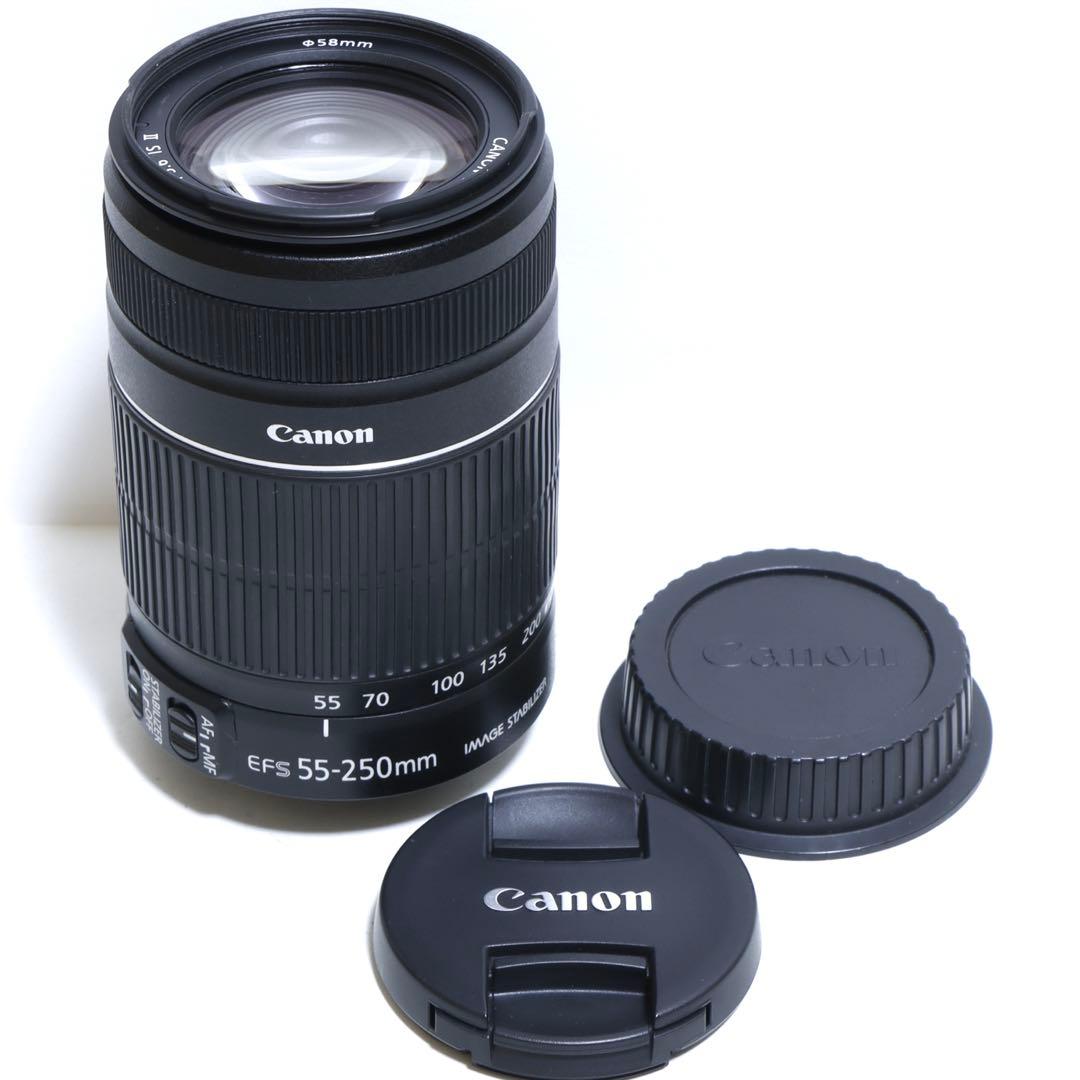 ⭐︎望遠&手ブレ&軽量&良光学⭐︎ Canon純正 55-250mm IS II型♫