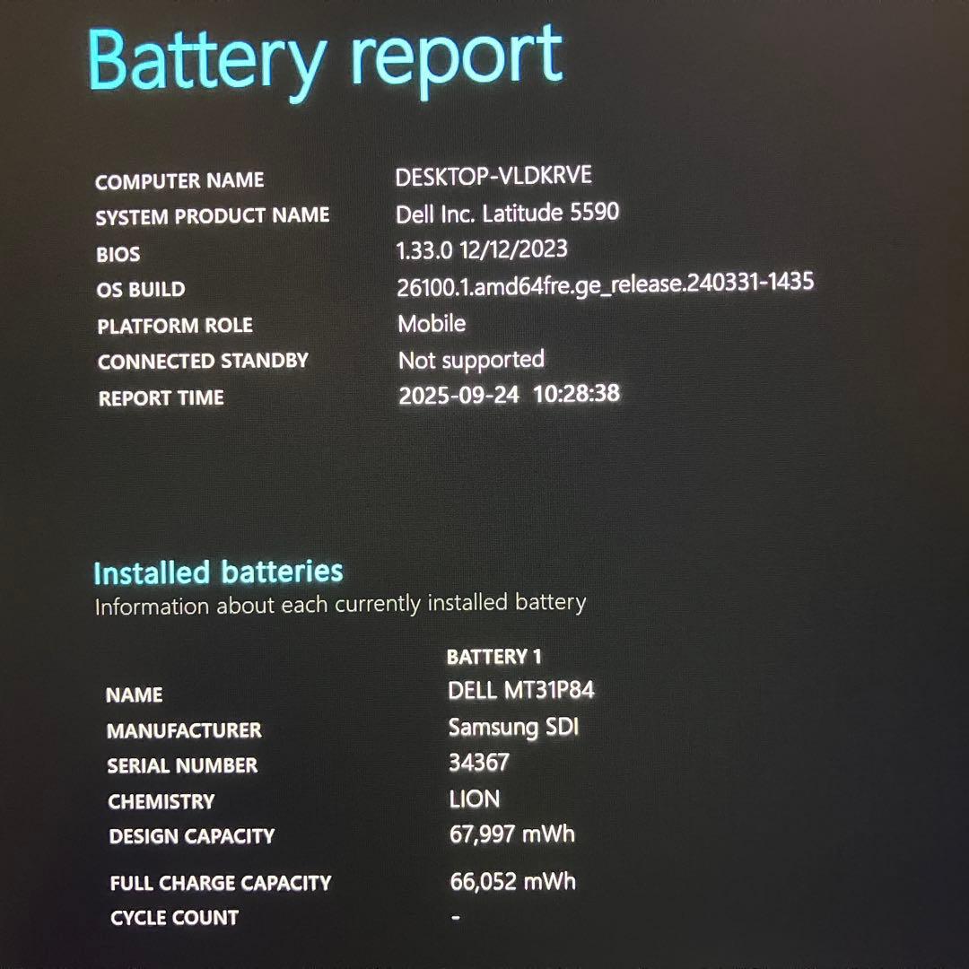 美品 Latitude 5590 i7 16GB 512GB フルHD オフィス