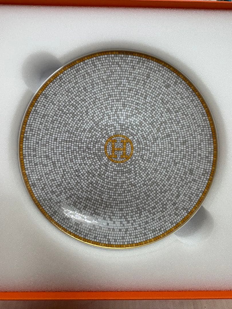 【未使用】HERMES モザイク24 プレート　2枚セット