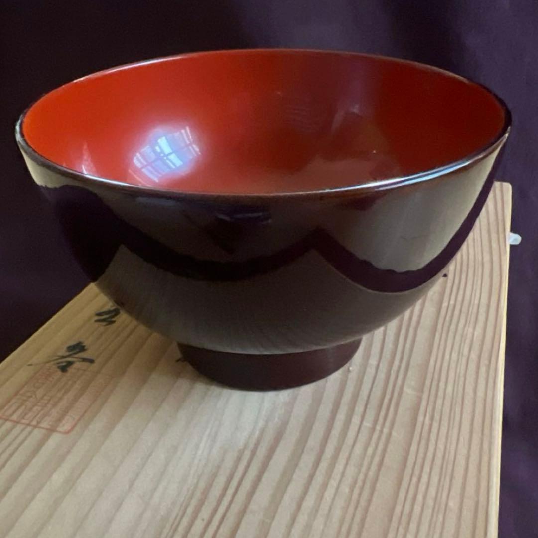 輪島塗り　汁椀　御汁椀　1客