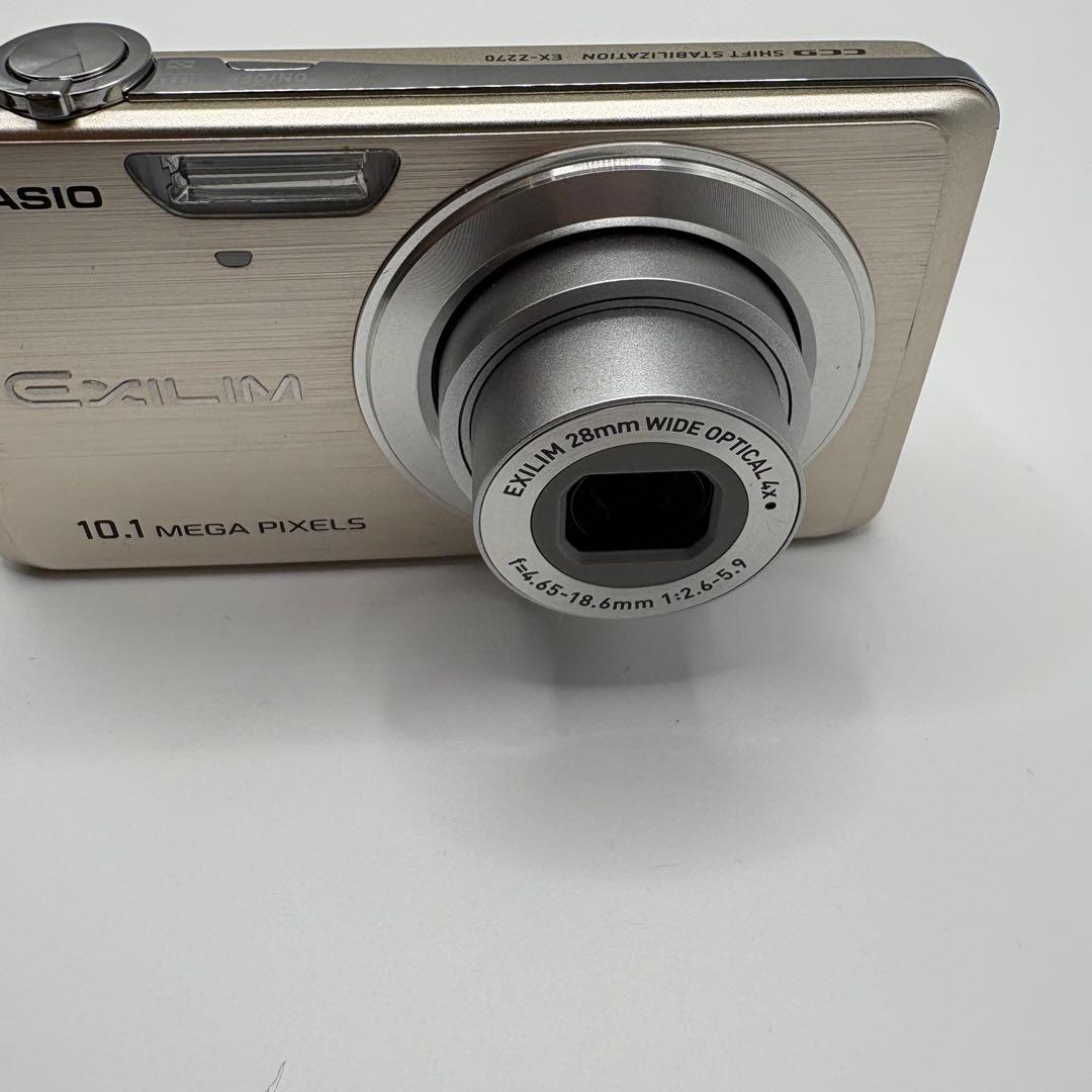 CASIO EXILIM EX-Z270 ゴールド コンパクトデジタルカメラ