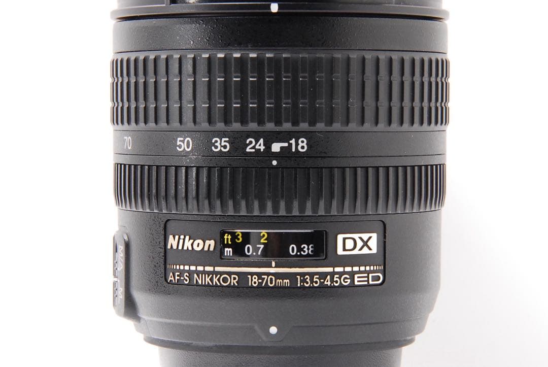 【美品】Nikon AF-S 18-70mm ED 標準ズーム ポーチ付