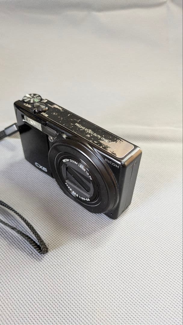 RICOH CX6 デジタルカメラ 黒 本体