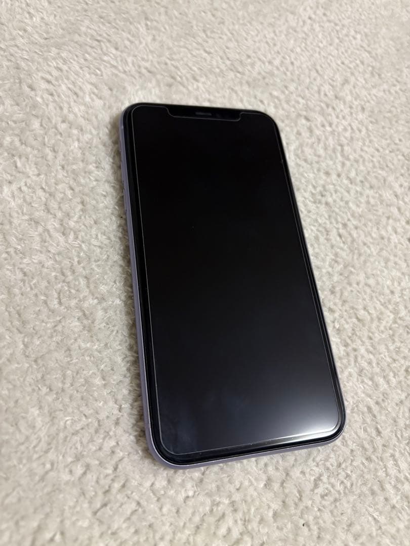 Apple iPhone 11 パープル 本体 充電器・イヤフォン付き
