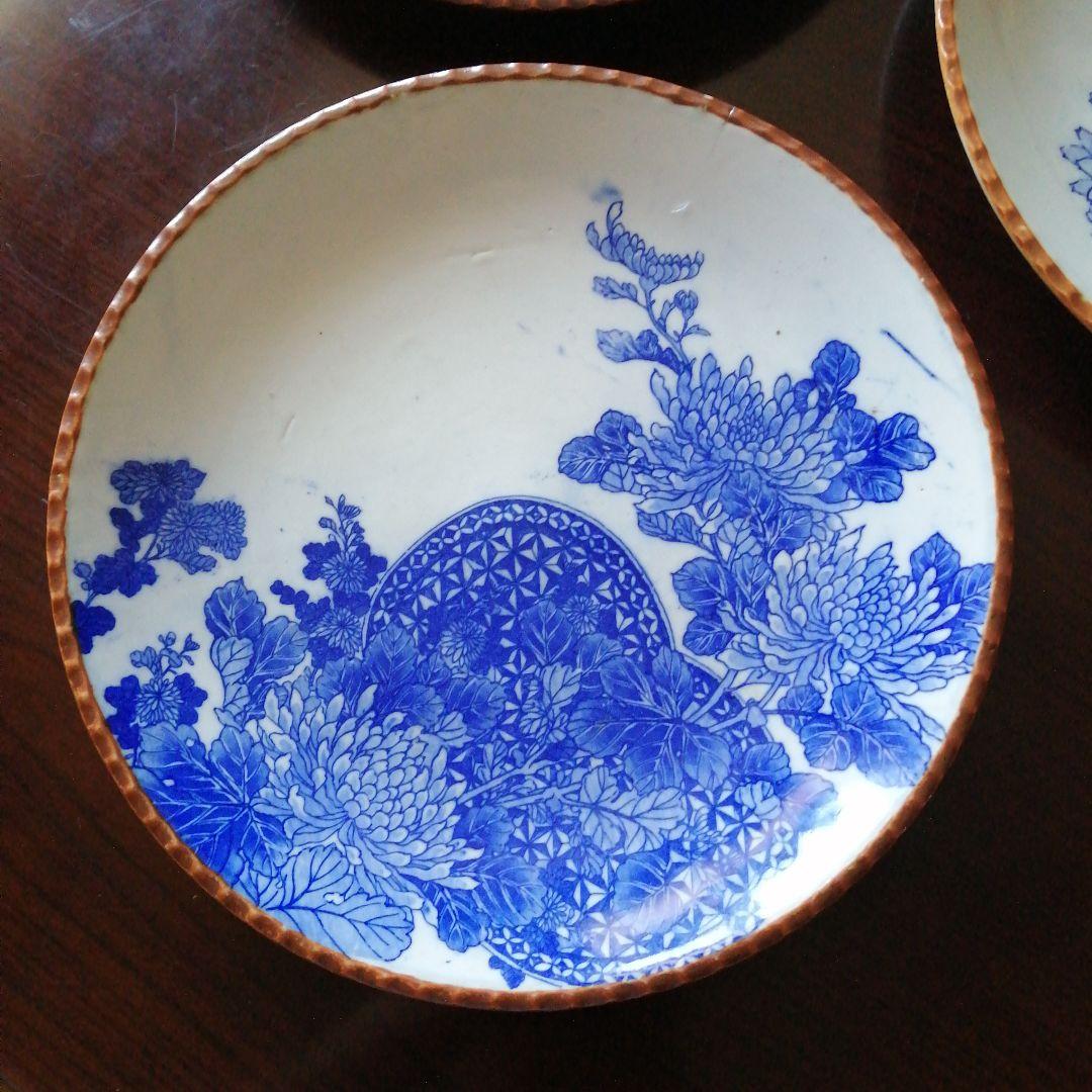 伊万里　染付大皿　2種　31cm　明治～大正期