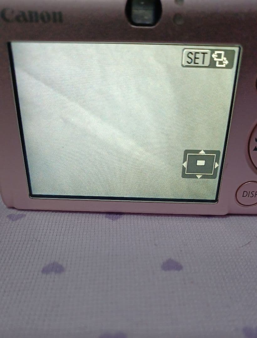 Canon　ixy digital 20 is ピンク