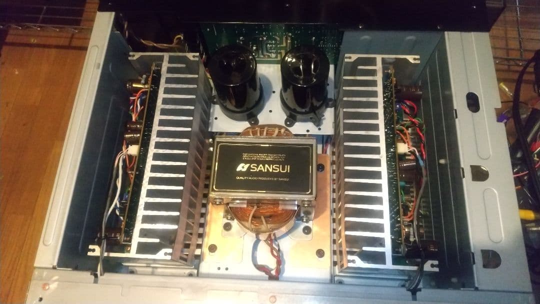 SANSUI AU-α607XR ステレオアンプ メンテナンス施工済み