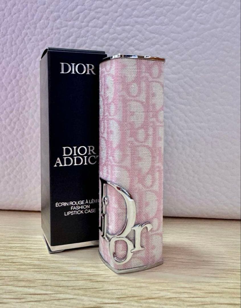 Dior リップケース　ピンクオブリーク