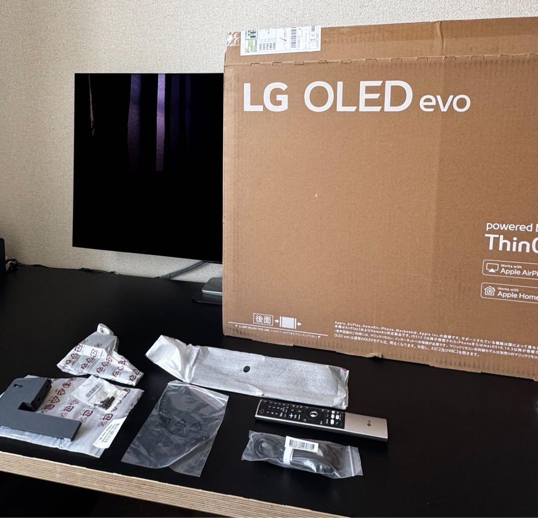 LG C2 42インチ 4K 120hz OLED有機ELテレビ 焼き付きなし
