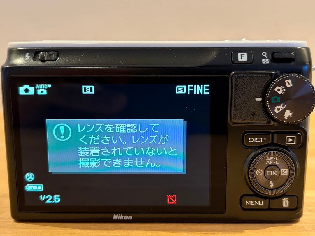 元箱あり Nikon 1 J2　ニコン ダブルズームキット ホワイト