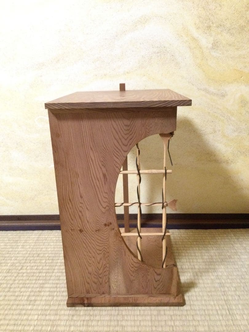 茶道具 溜精棚 組立式 淡々斎好写 L183