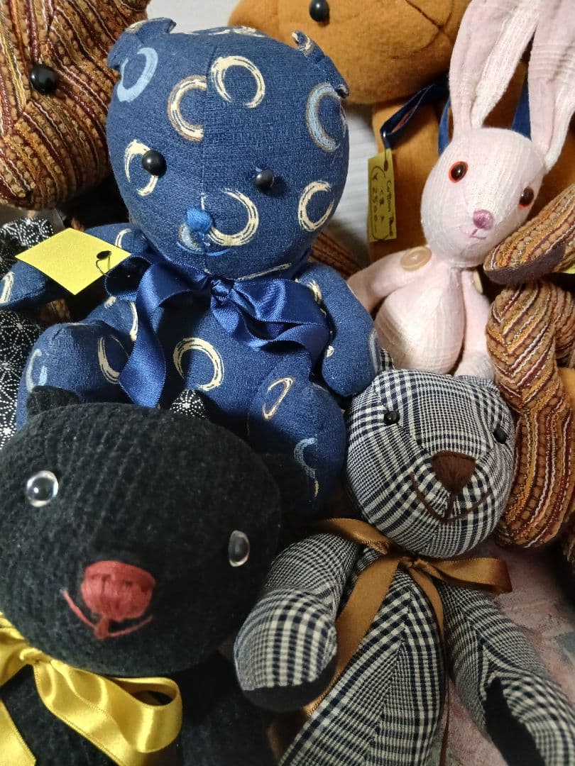 ハンドメイド、布製ぬいぐるみセット、数、お値引き交渉受け付けます。