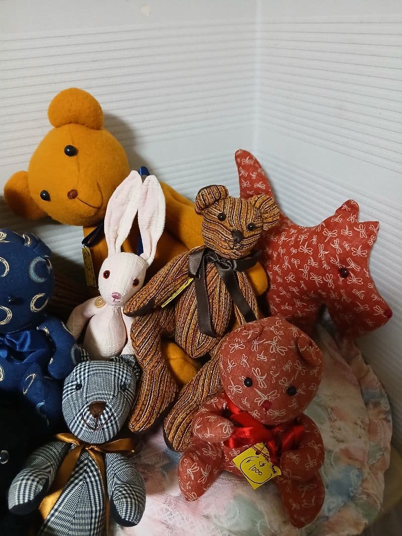 ハンドメイド、布製ぬいぐるみセット、数、お値引き交渉受け付けます。