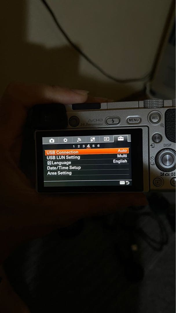 SONY α6000 ミラーレス一眼 本体と付属品
