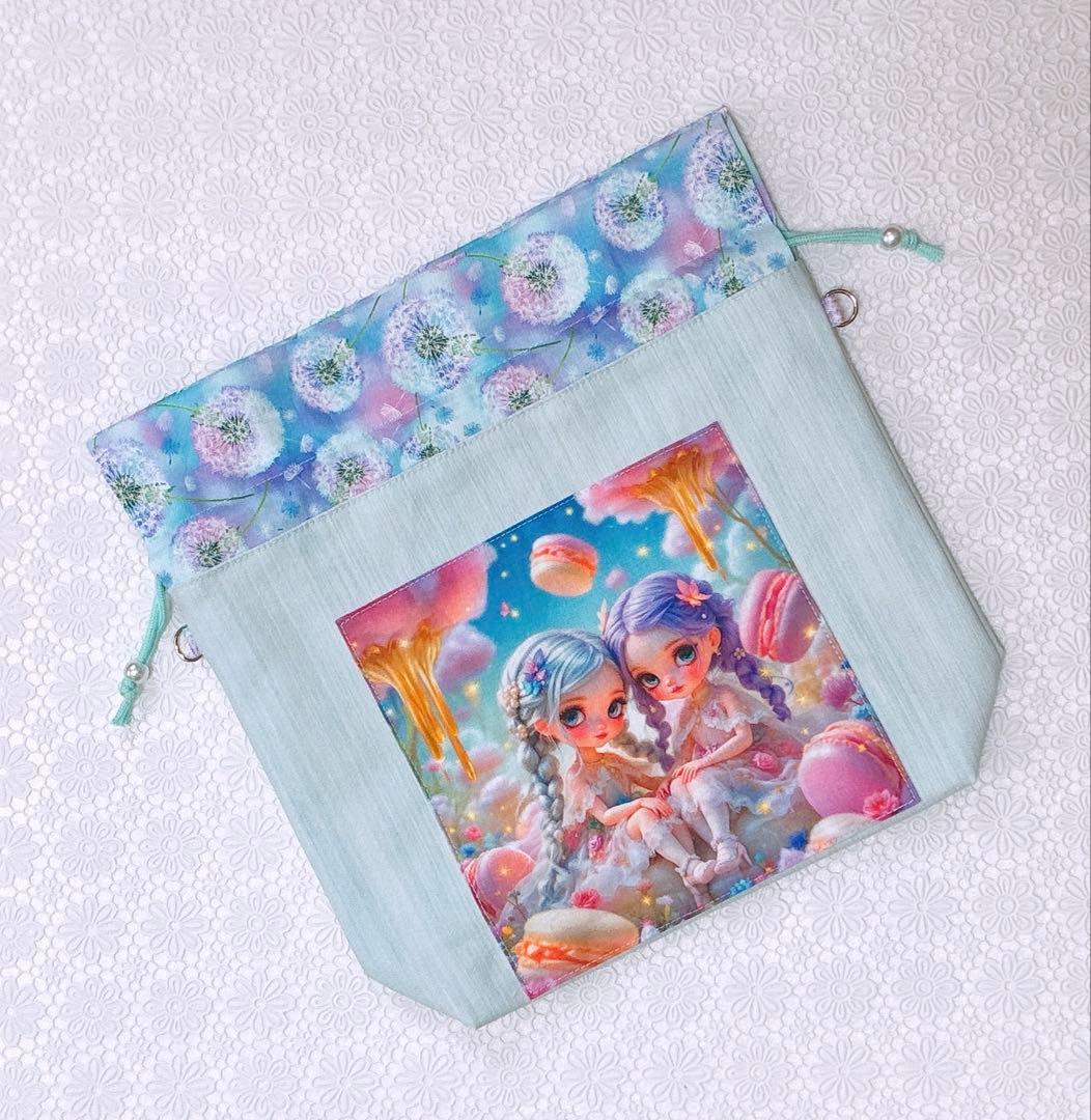 巾着＆ポーチ♡レディ&チワワ
