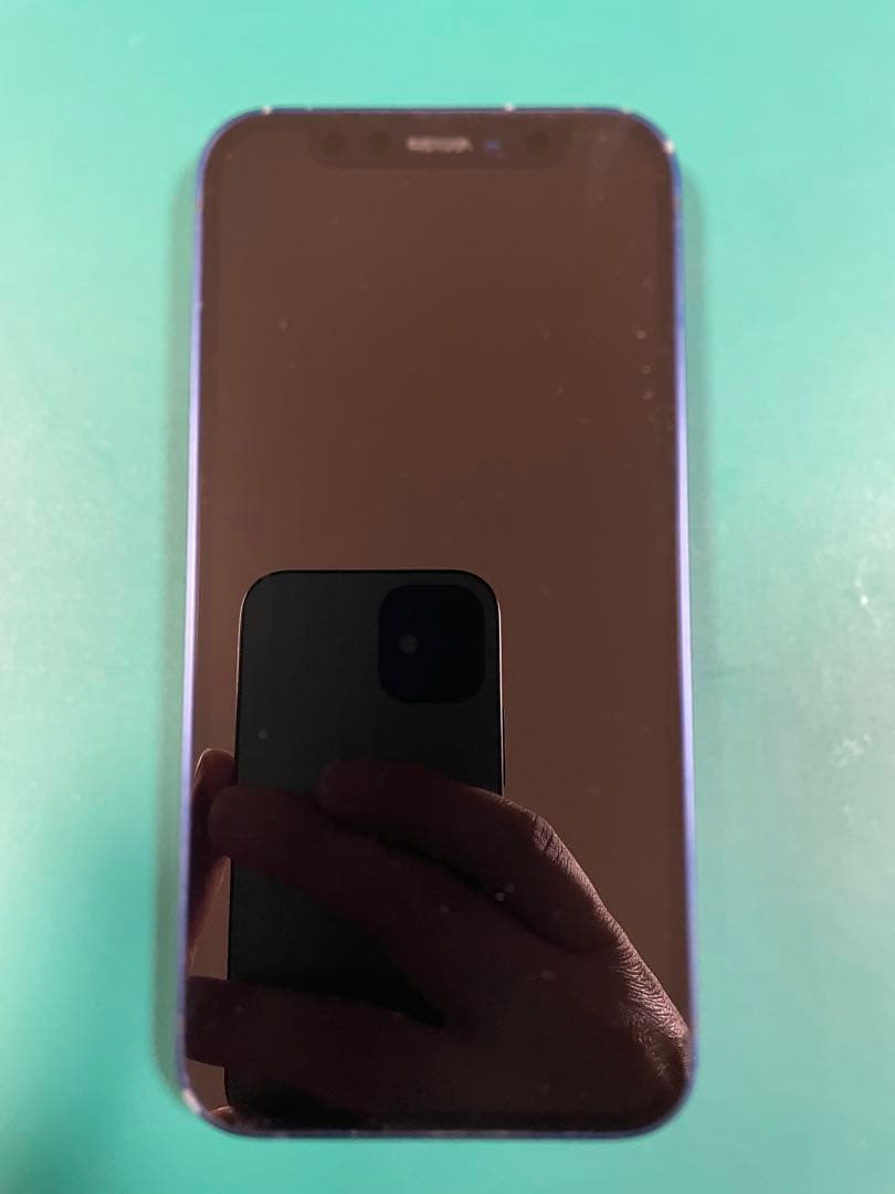 iPhone12miniブルー128GB SIMフリー【純正部品・新品ケース付】