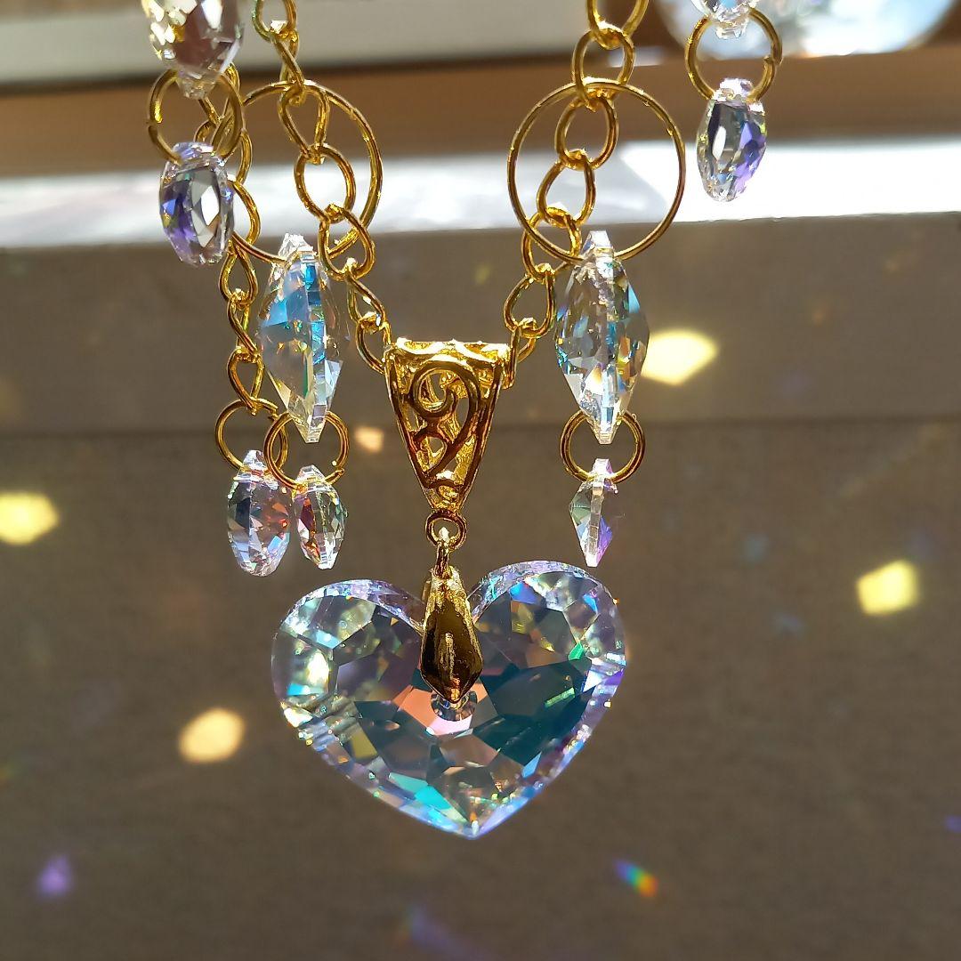 サンキャッチャー♡ハンドメイド「オールスワロ✧︎オーロラ」