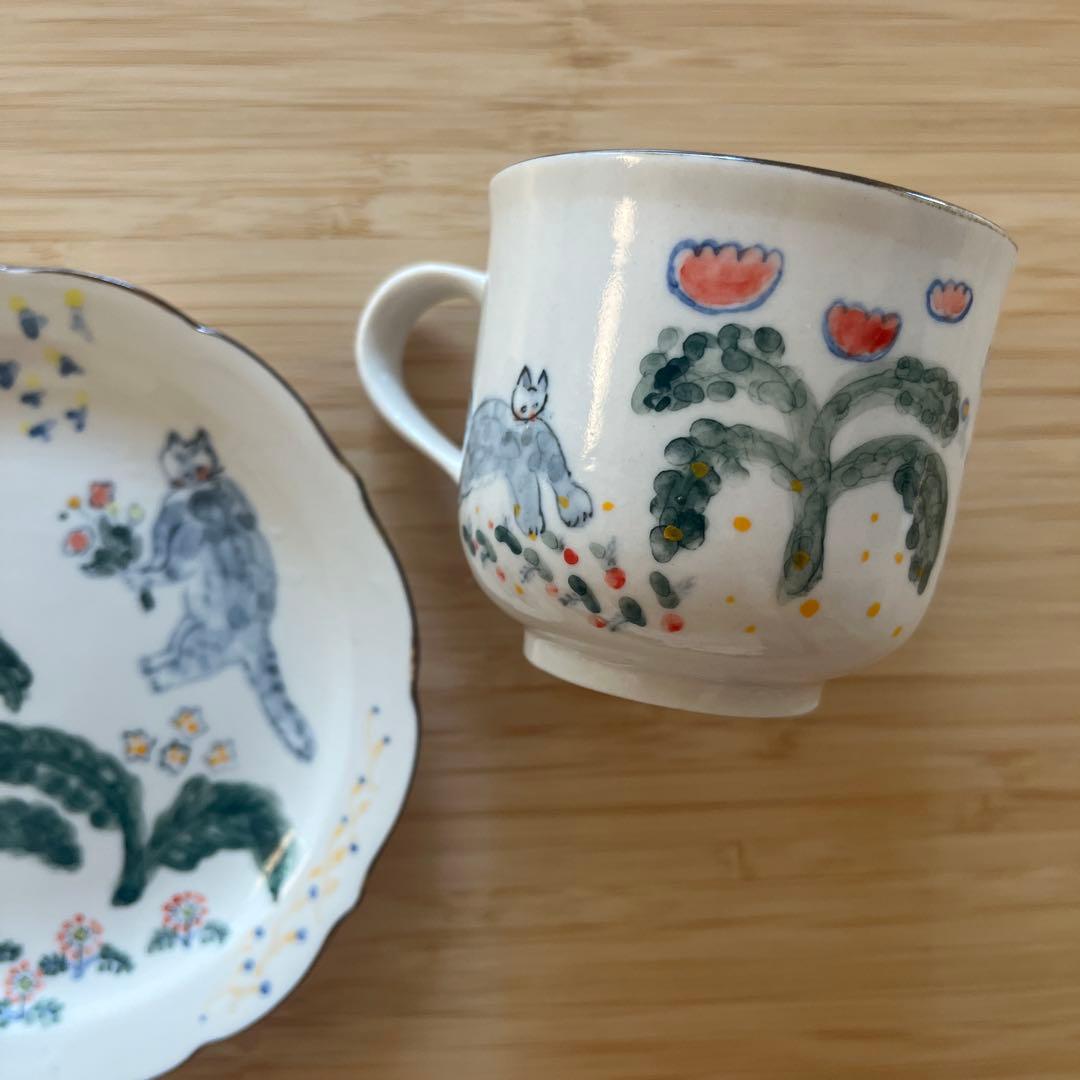 ミシャコシャ　MIZACOSHA＊カップ＆ソーサー　磁器