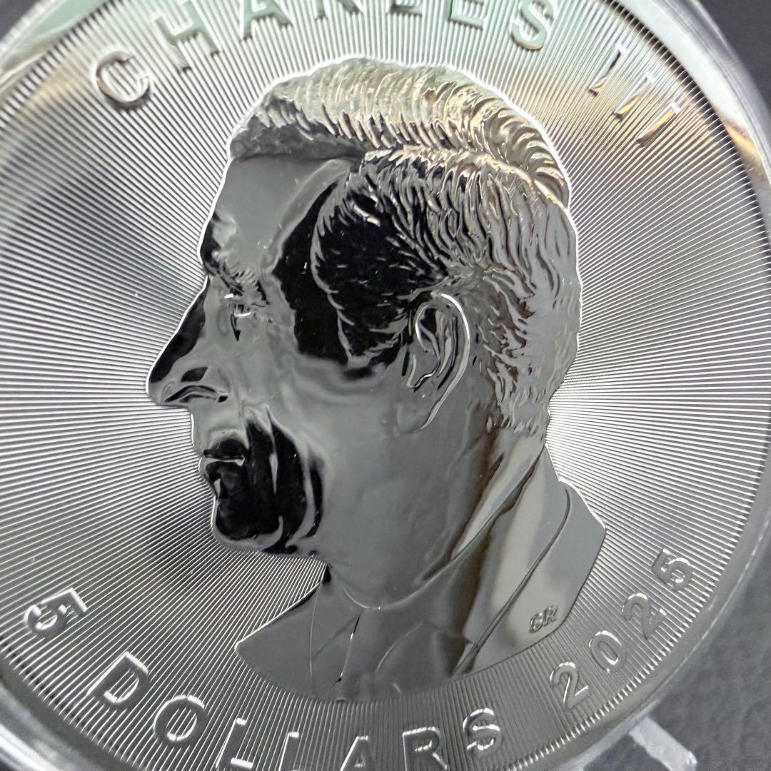 100枚限定 メイプルリーフ 銀貨 カラー ブルーバタフライ 1オンス 1oz