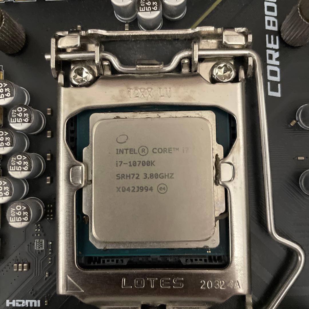 MSI Z490-S01 マザーボード Intel i7-10700K