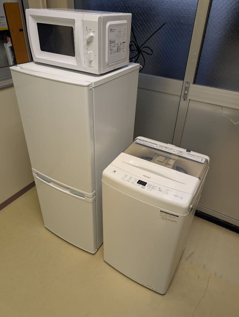 【21・22年製】冷蔵庫&洗濯機&電子レンジ3点セット※一部地域配送設置無料