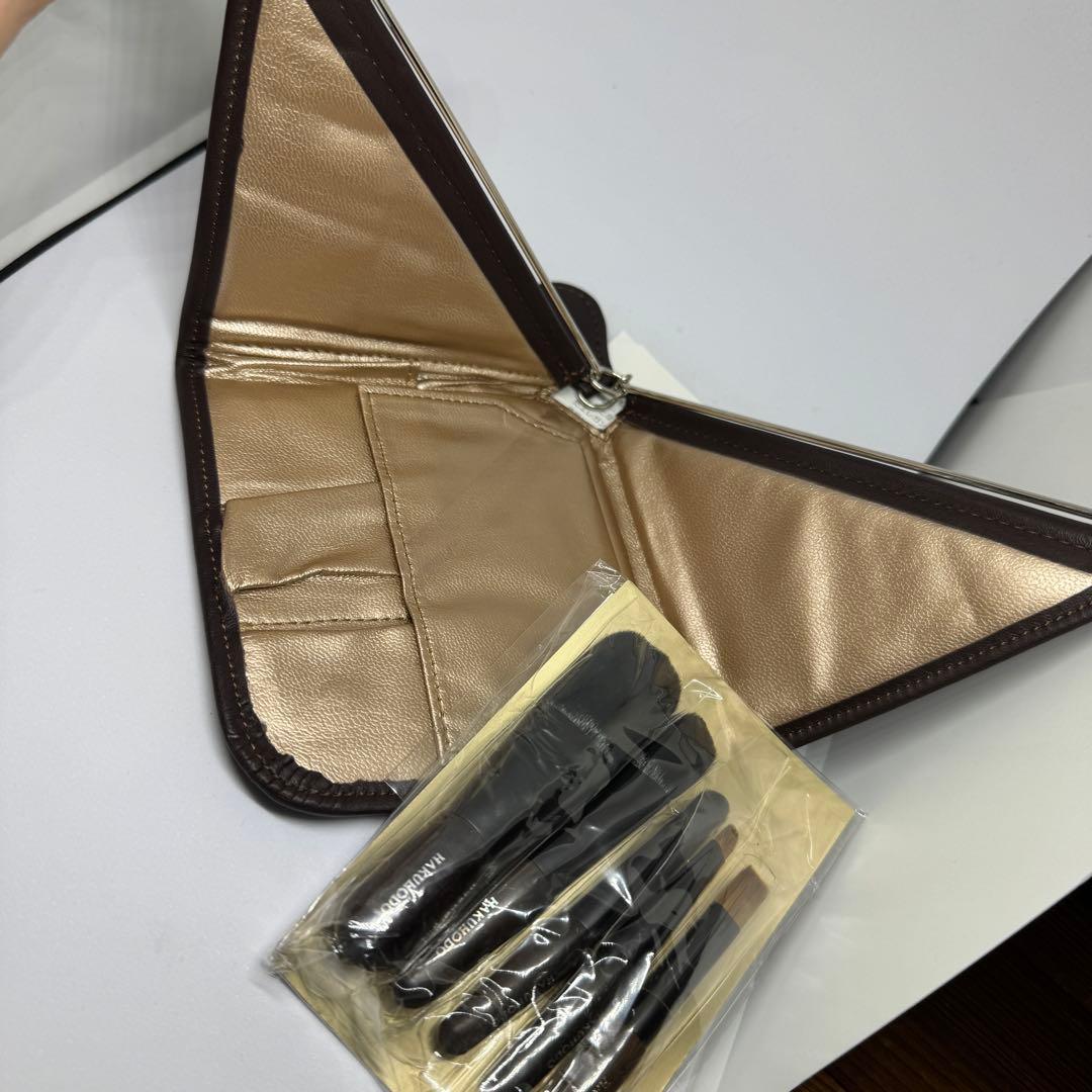白鳳堂×ソメス 化粧筆黒檀携帯ミニ5本セット