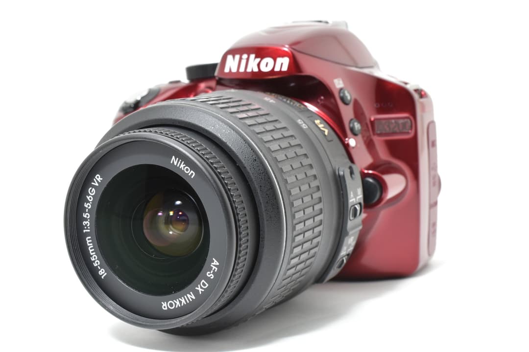美品 Nikon D3200 赤 レンズセット #9633