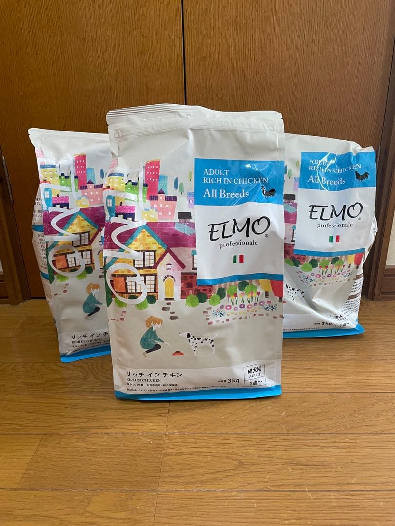 elmo リッチインチキン 3キロ×3袋