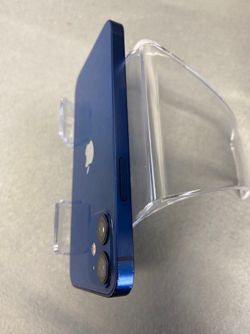 美品中古　国内版　SIMフリー　iPhone12mni 64GB ブルー色