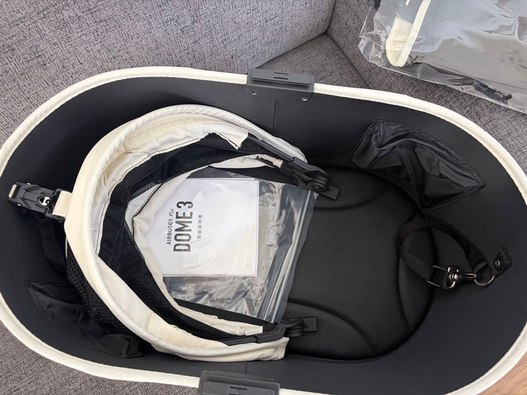 新品　エアバギー DOME3 レギュラーコット＆カゴ＆トゥインクル　顎のせ