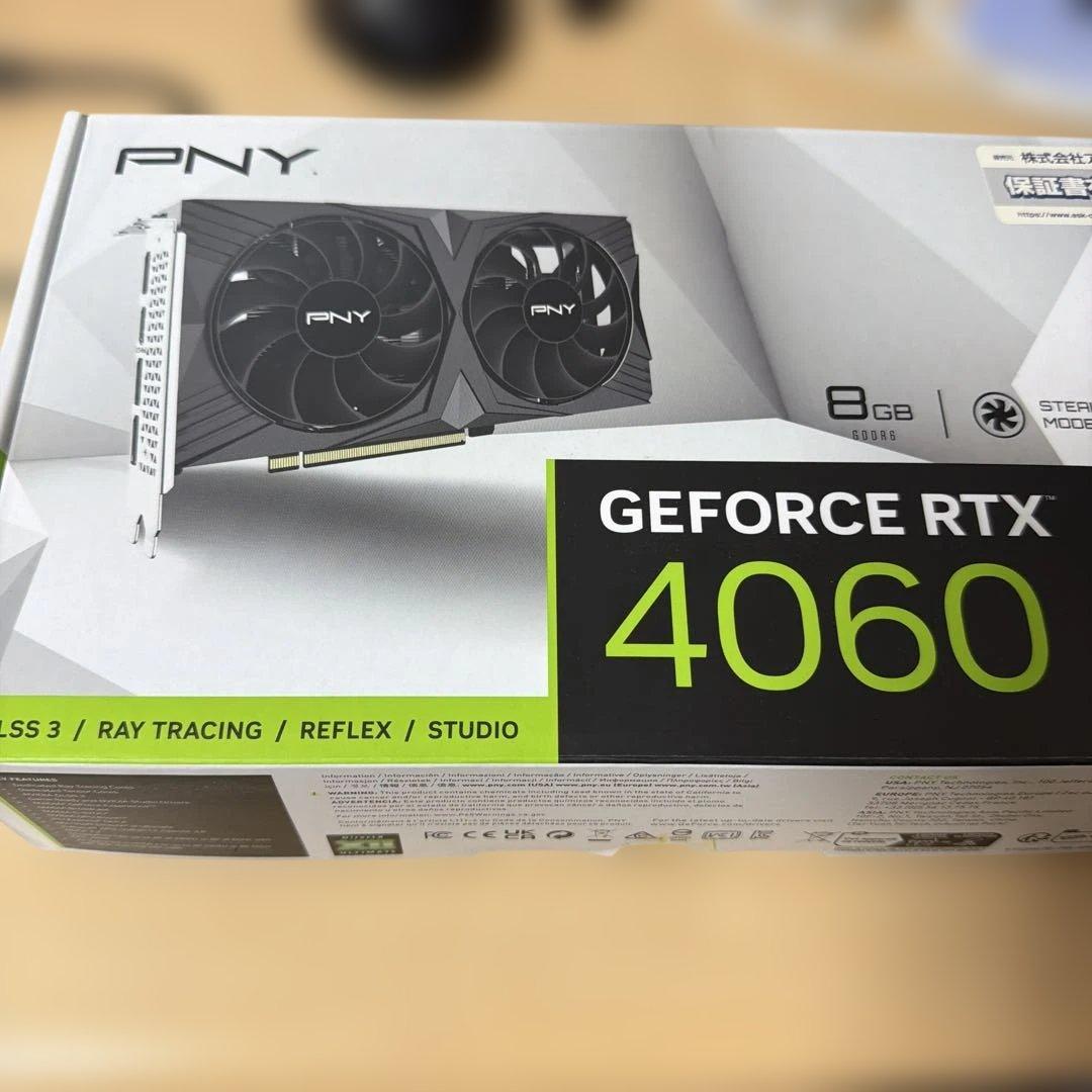 グラフィックボード・グラボ・ビデオカード PNY GEFORCE RTX 4060 8GB