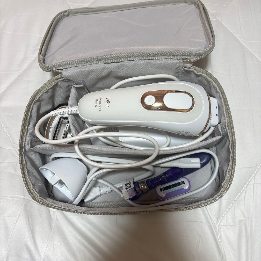 Braun 脱毛器 光脱毛器 収納ケース付き