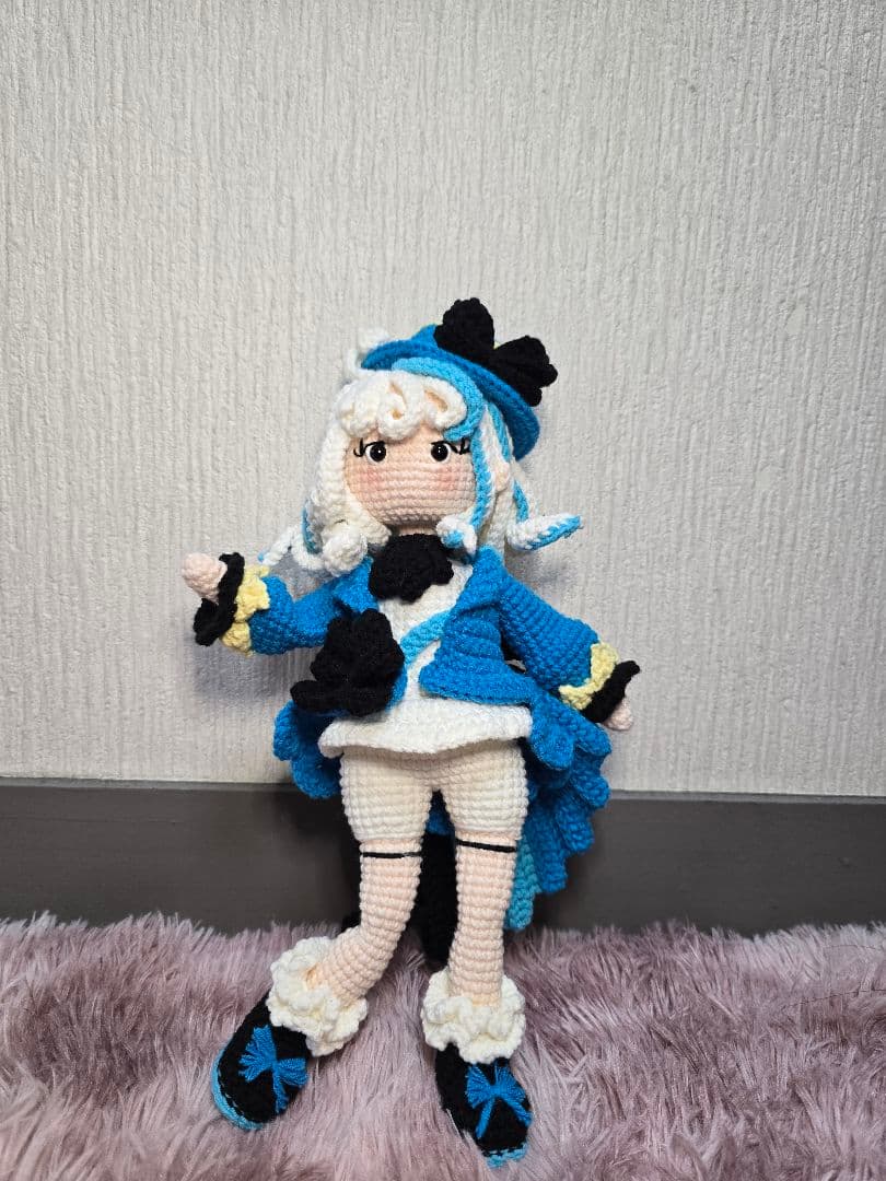​【ハンドメイド】原神 フリーナ あみぐるみ ぬいぐるみ 30cm