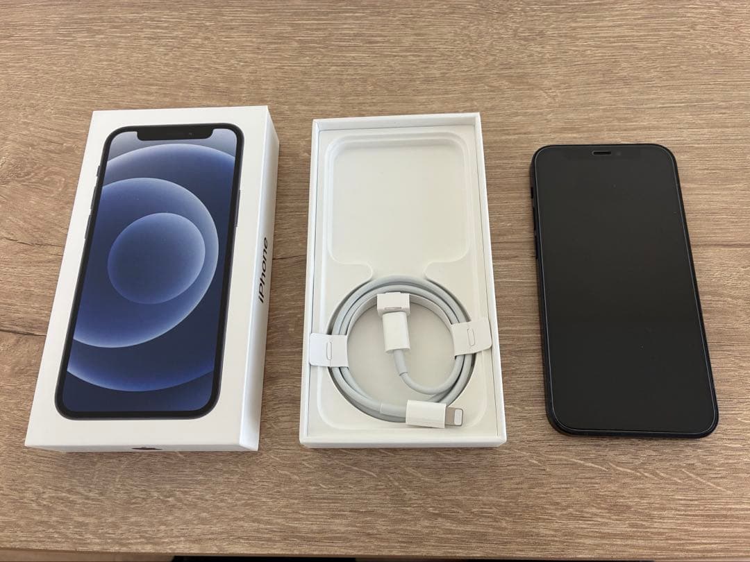 iPhone12mini 64GB ブラック 箱あり バッテリー79%