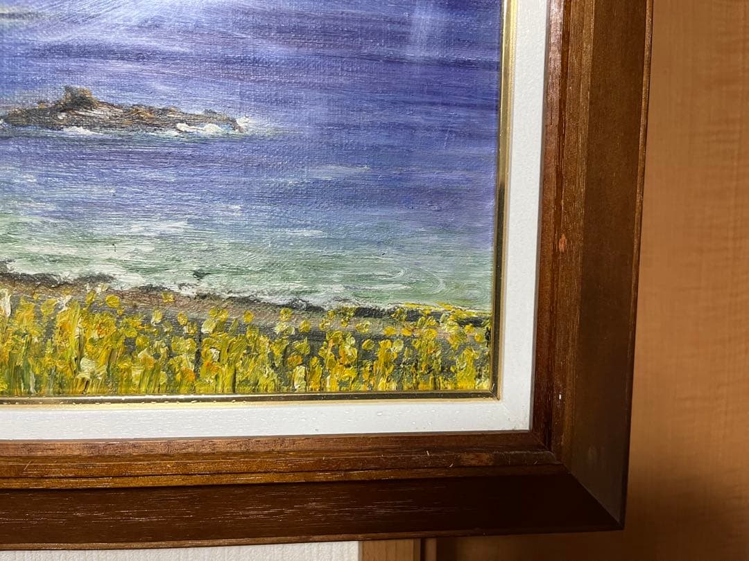 海の風景 絵画 木製フレーム F6