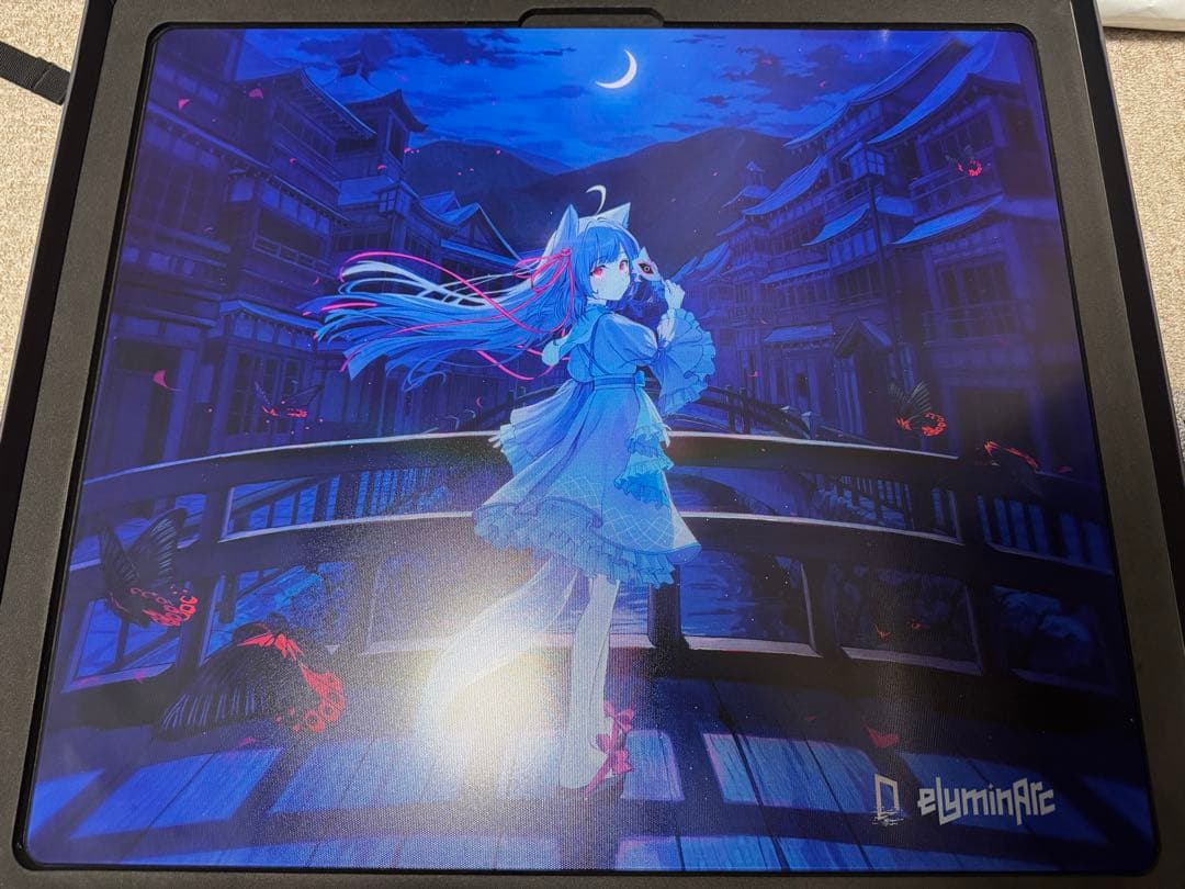 eLuminATe 月灯 ガラスマウスパッド