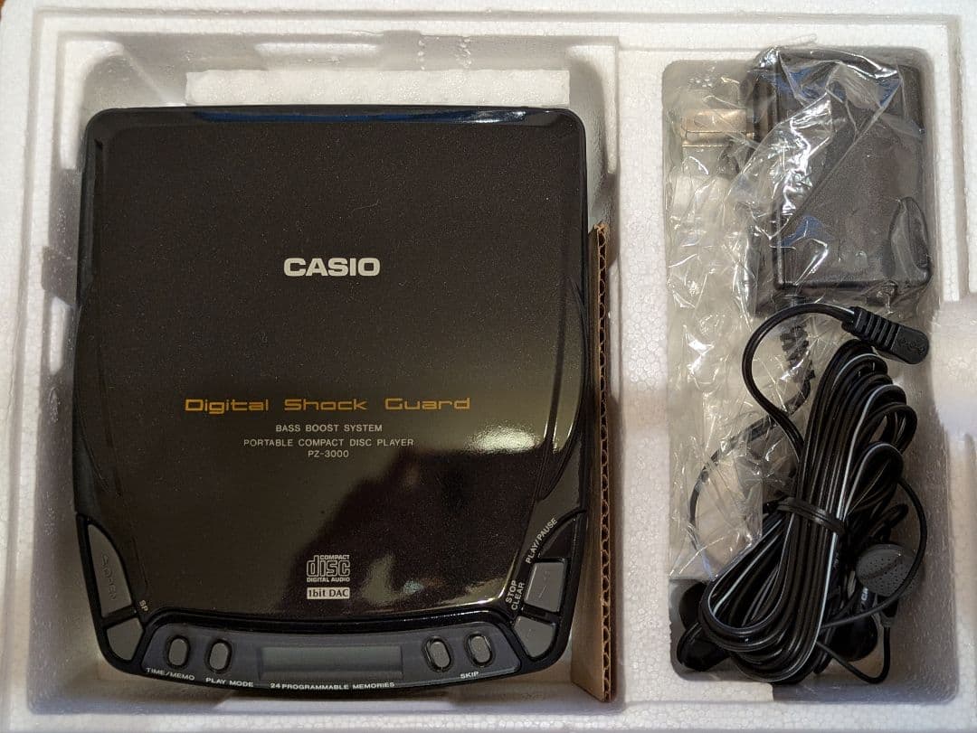 【お宝品、当時物】CASIO PZ-3000 ポータブルCDプレーヤー