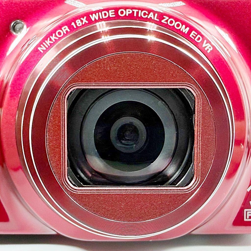ニコン COOLPIX S9300 インペリアルレッド コンデジ カメラ 中古