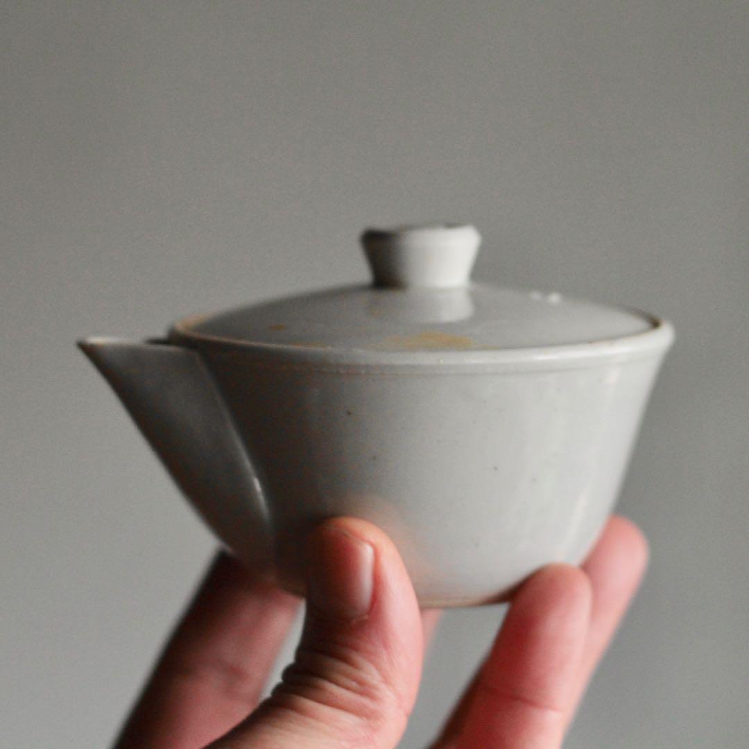 白磁 宝瓶 煎茶道具 煎茶器 古道具 アンティーク