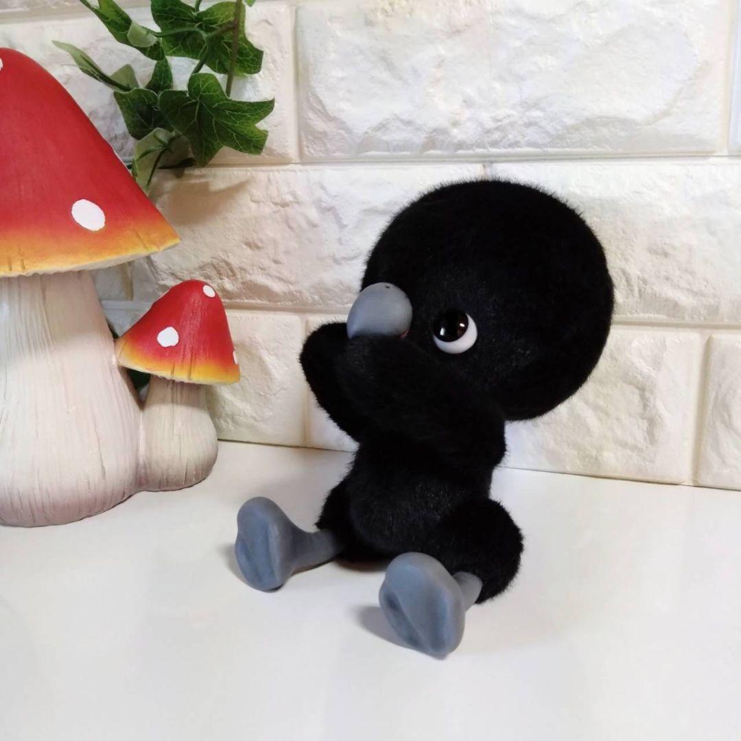 ぬいぐるみ✽アートドール✽カラスのかーくん✽中サイズ