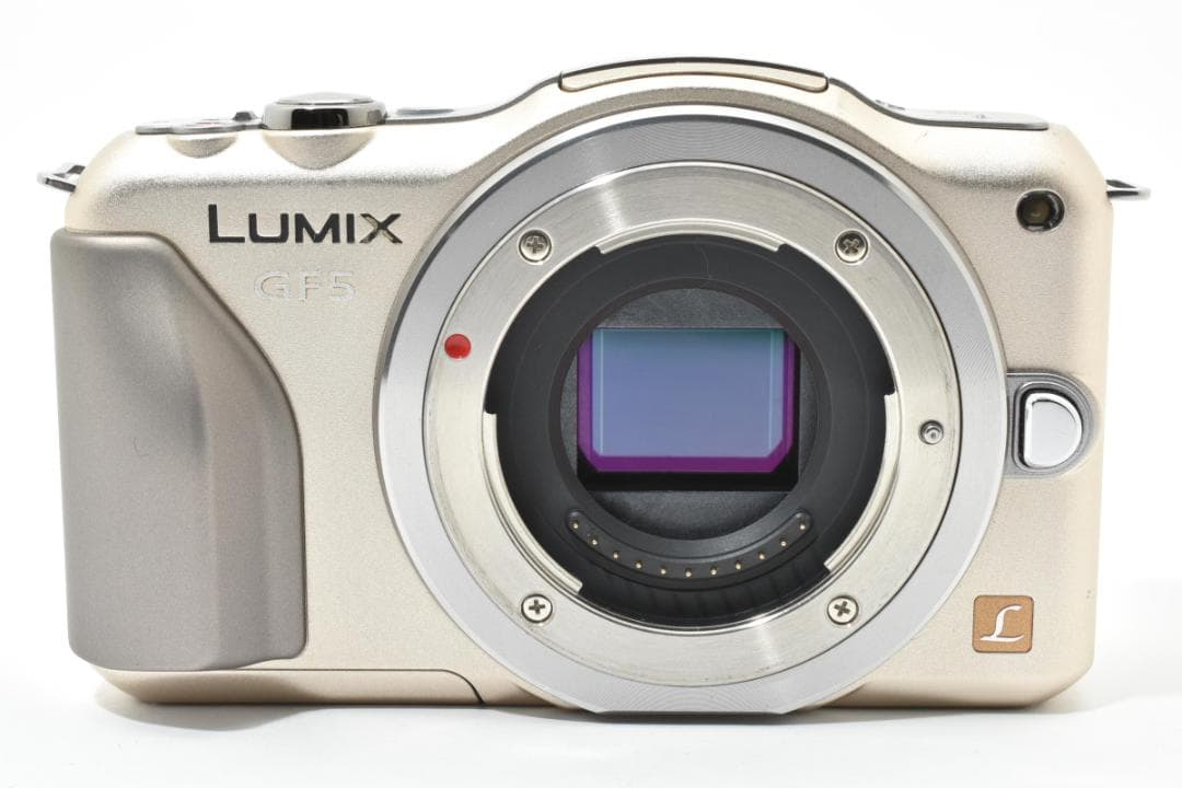 美品 パナソニック DMC-GF5 ミラーレスデジタルカメラボディ ゴールド