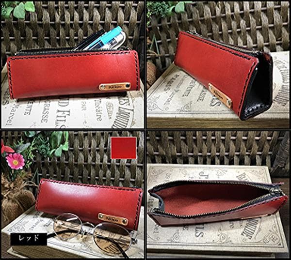 栃木レザー ペンケースとシンプル手帳セット A5 システム手帳 Polilavo