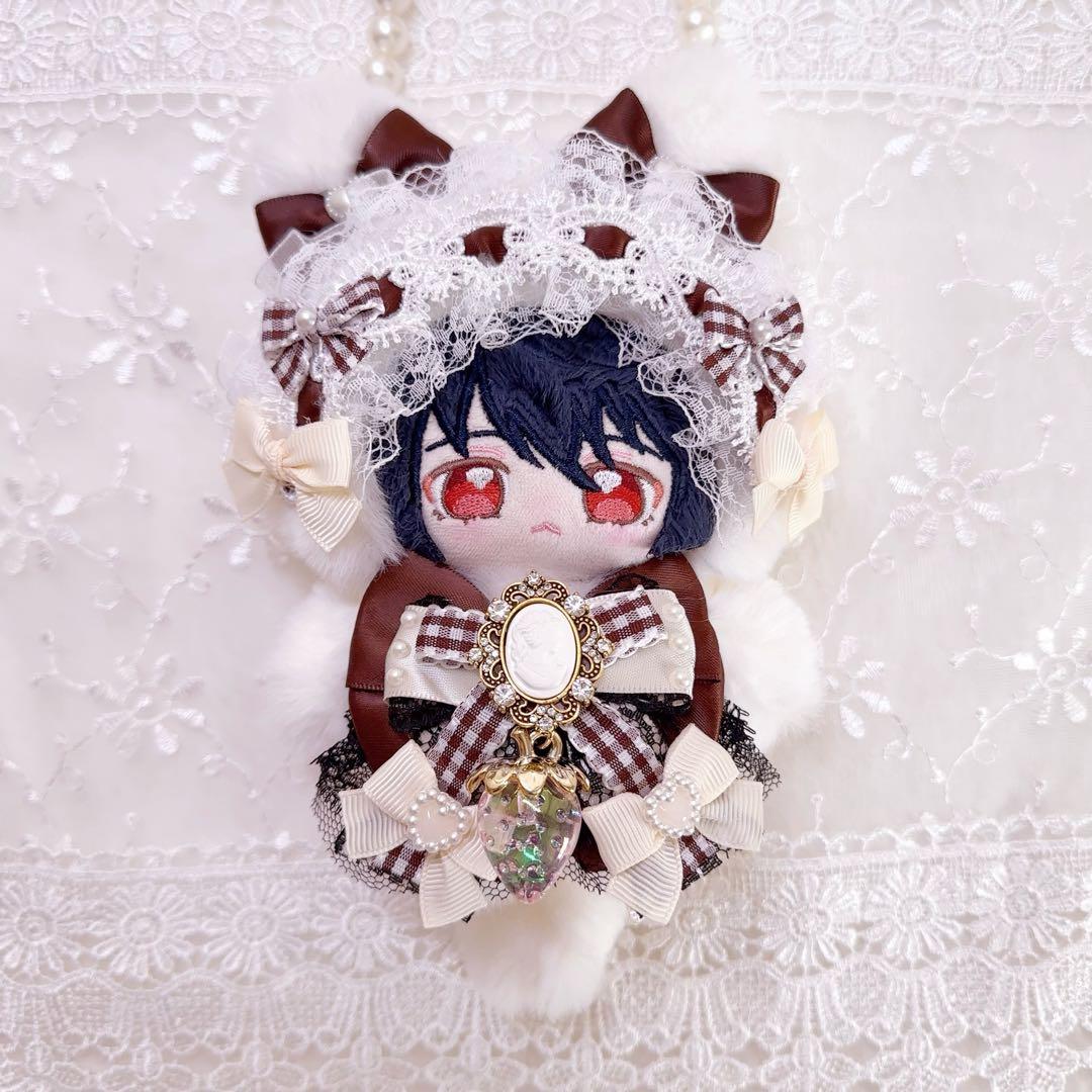 ガナッシュ　ベリー　いつぬい　ぬい服　着ぐるみ　ねこ　クリーム　白　あんスタ