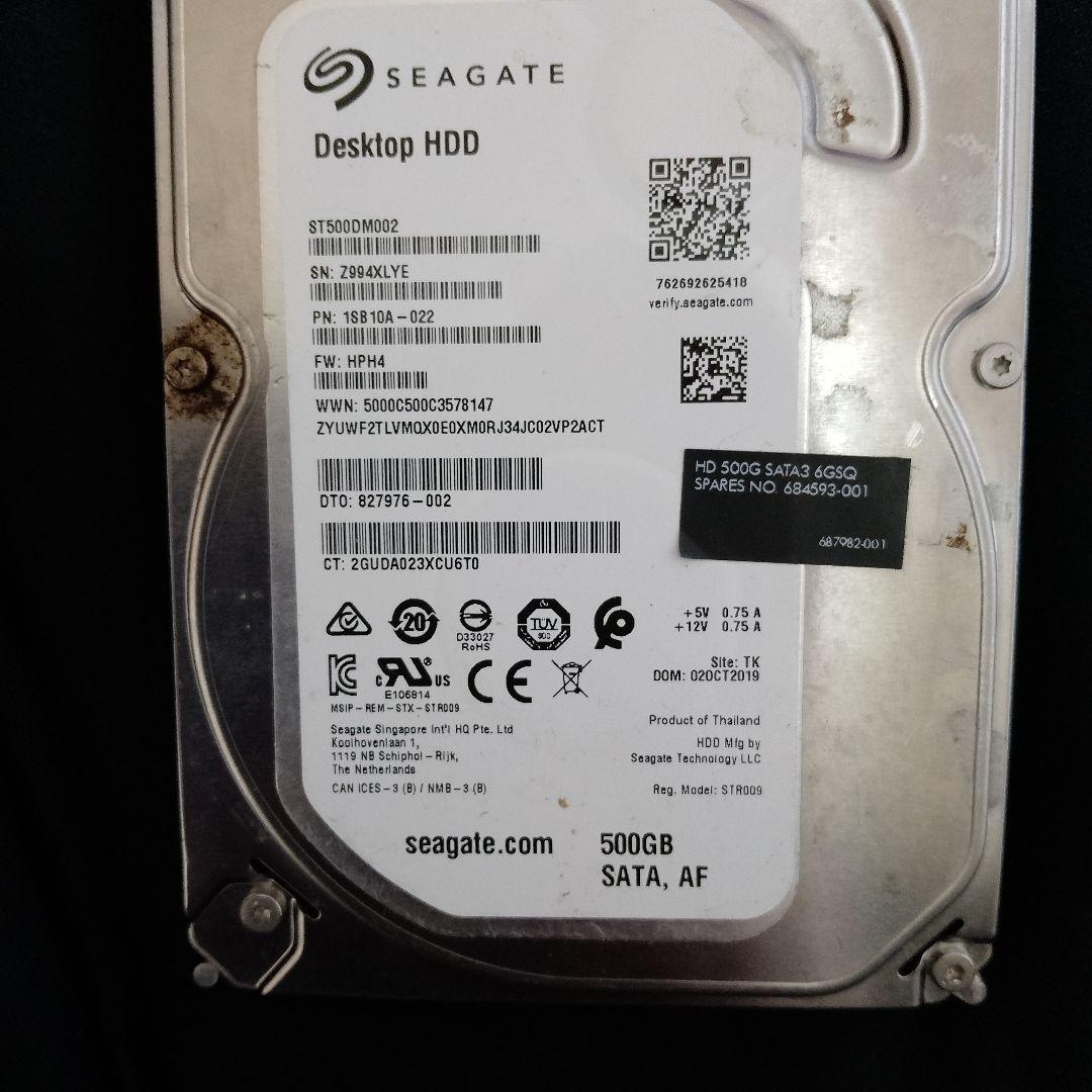 Seagate 500GB デスクトップHDD ST500DM002
