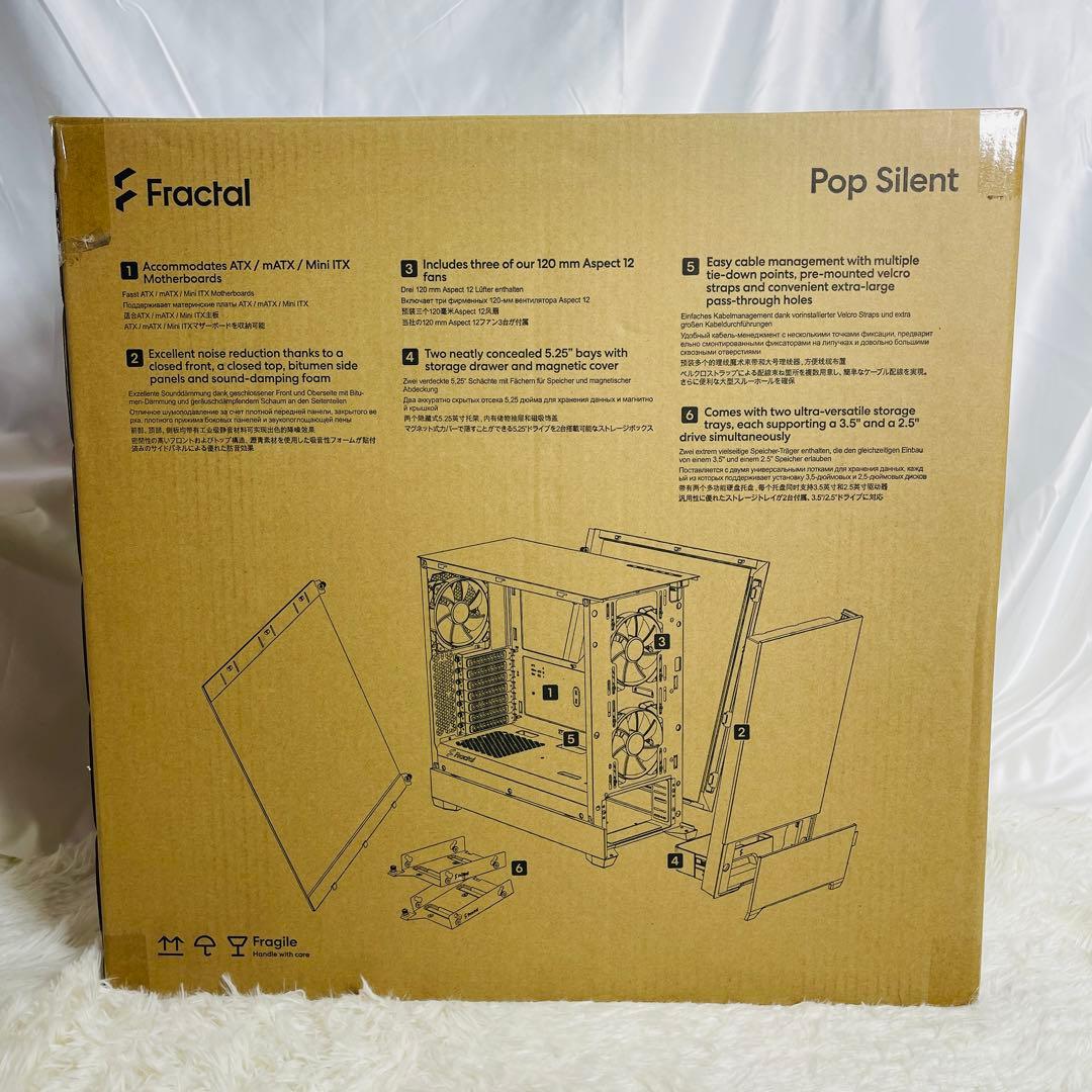 新品 Fractal Design Pop Silent Black PCケース