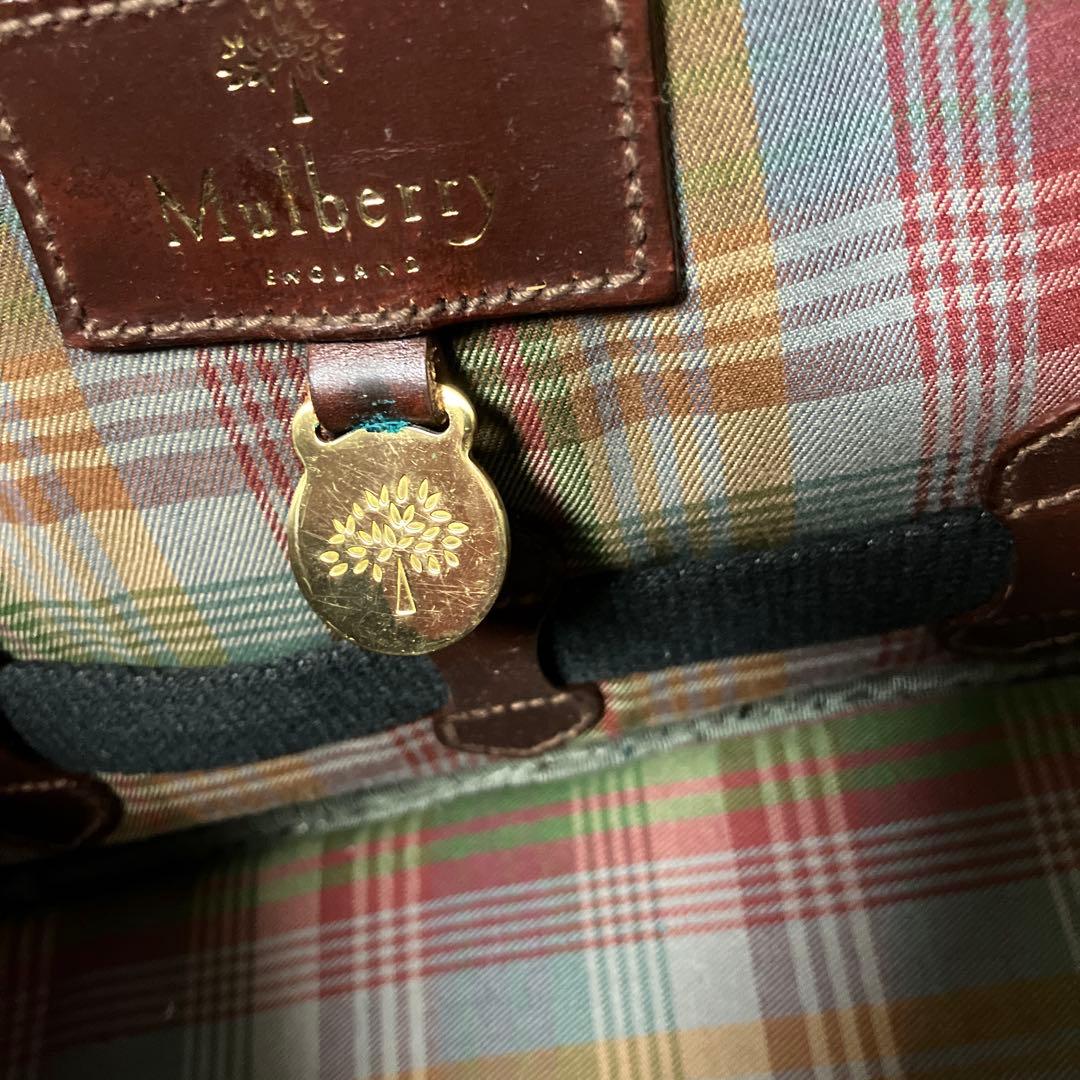 【ジャンク】Mulberry マルベリー ボストンバッグ